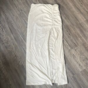 Chic White Maxi Skirt